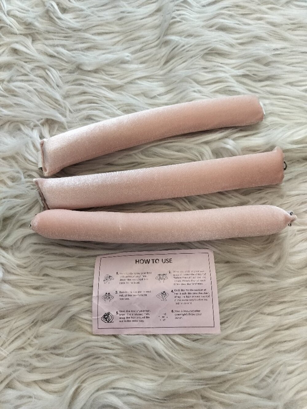 NWOT 3pc Heatless Curlers Set